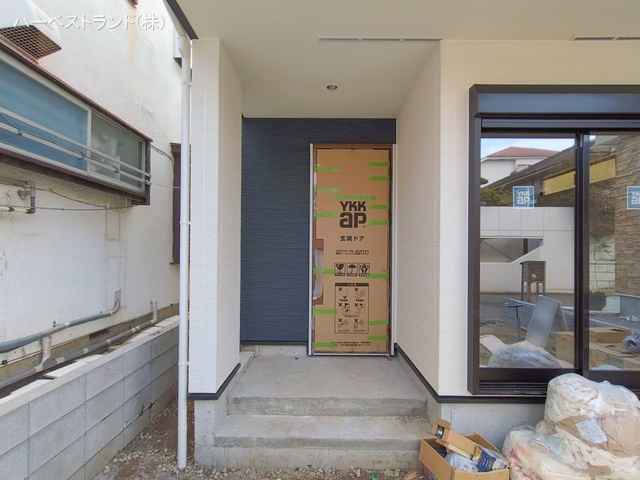 神奈川県横浜市港北区高田西3丁目の新築戸建て外構写真 2026年1月19日撮影