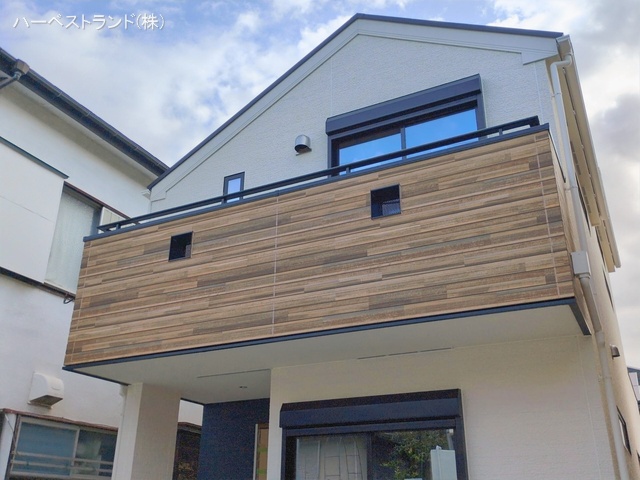 神奈川県横浜市港北区高田西3丁目の新築戸建て外構写真 2026年1月19日撮影