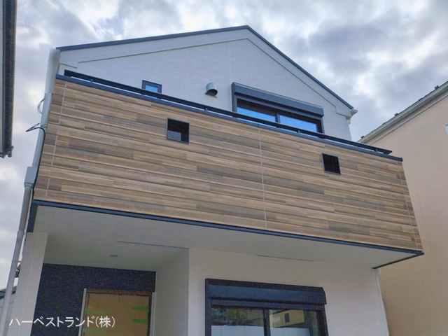 神奈川県横浜市港北区高田西3丁目の新築戸建て外構写真 2026年1月19日撮影