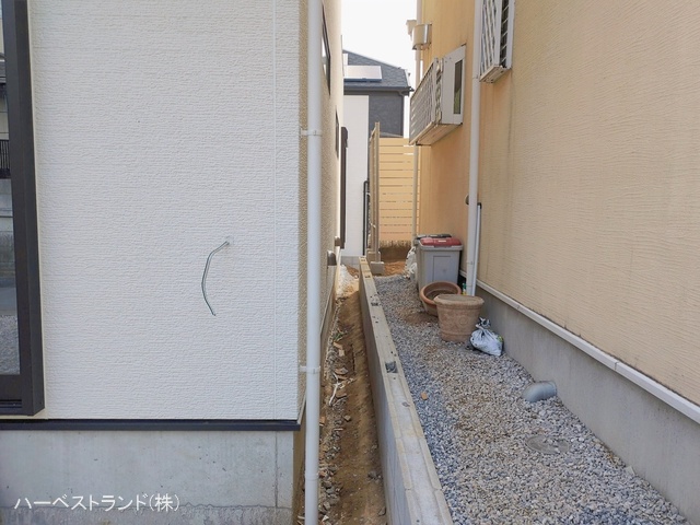 神奈川県横浜市港北区高田西3丁目の新築戸建て外構写真 2026年1月19日撮影