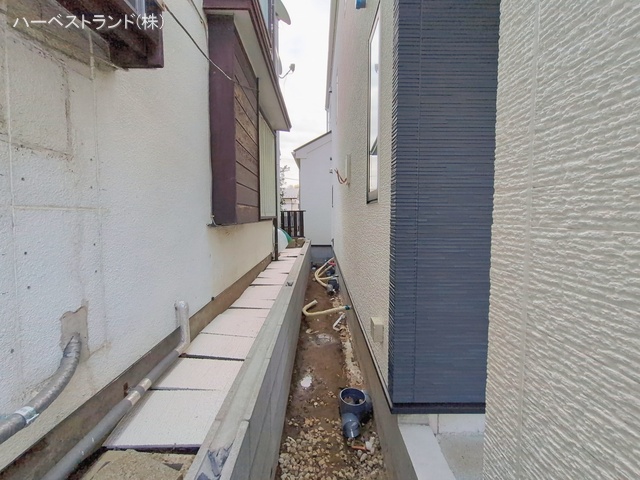 神奈川県横浜市港北区高田西3丁目の新築戸建て外構写真 2026年1月19日撮影