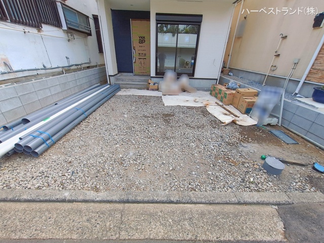 神奈川県横浜市港北区高田西3丁目の新築戸建て外構写真 2026年1月19日撮影