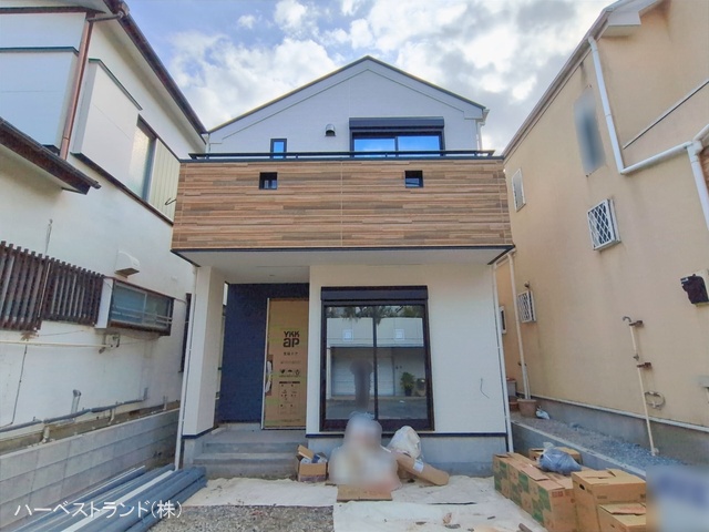 神奈川県横浜市港北区高田西3丁目の新築戸建て外構写真 2026年1月19日撮影