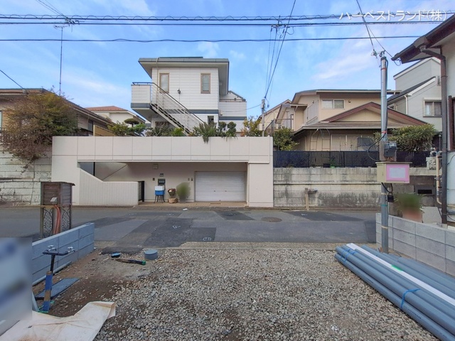 神奈川県横浜市港北区高田西3丁目の新築戸建て外構写真 2026年1月19日撮影