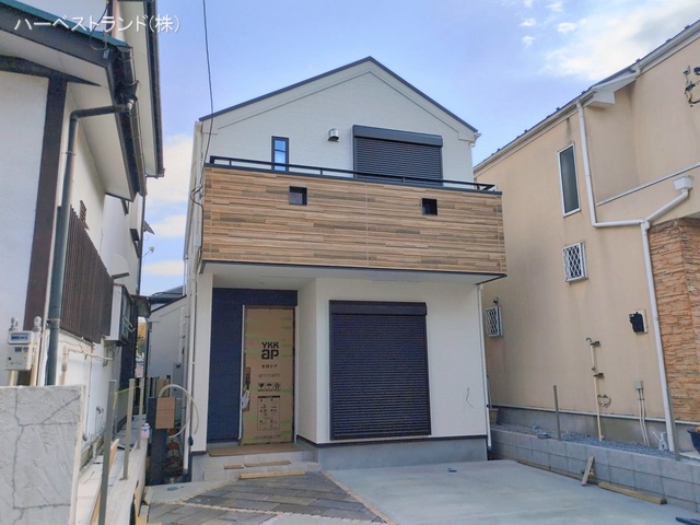 神奈川県横浜市港北区高田西３丁目の新築戸建て外構写真 2026年2月11日撮影