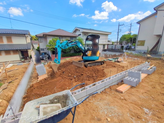 神奈川県横浜市港北区高田西３丁目の新築戸建て更地・土地写真 2025年7月29日撮影