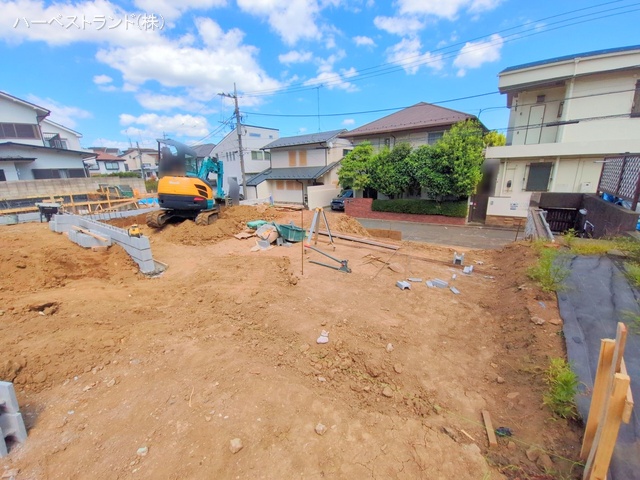 神奈川県横浜市港北区高田西３丁目の新築戸建て更地・土地写真 2025年7月29日撮影