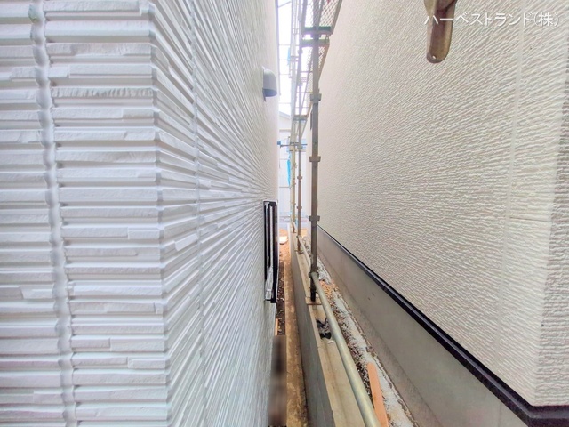 神奈川県横浜市港北区高田西３丁目の新築戸建て外構写真 2025年12月18日撮影