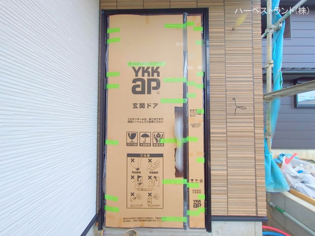 神奈川県横浜市港北区高田西３丁目の新築戸建て外構写真 2025年12月18日撮影