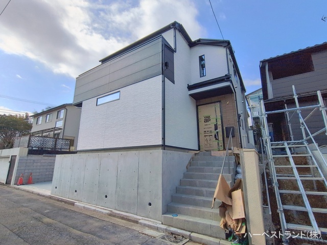 神奈川県横浜市港北区高田西３丁目の新築戸建て外構写真 2026年2月11日撮影