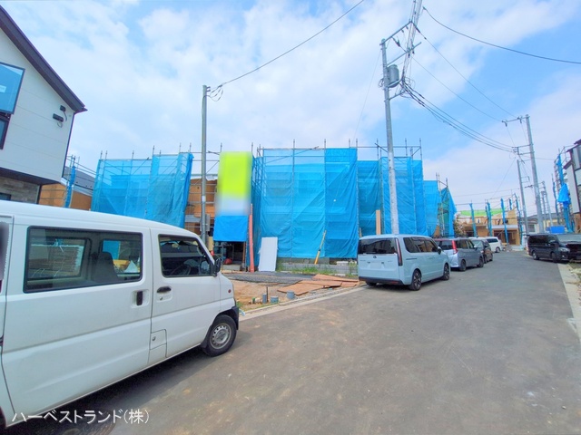 神奈川県横浜市鶴見区北寺尾７丁目の新築戸建て上棟写真 2025年9月8日撮影