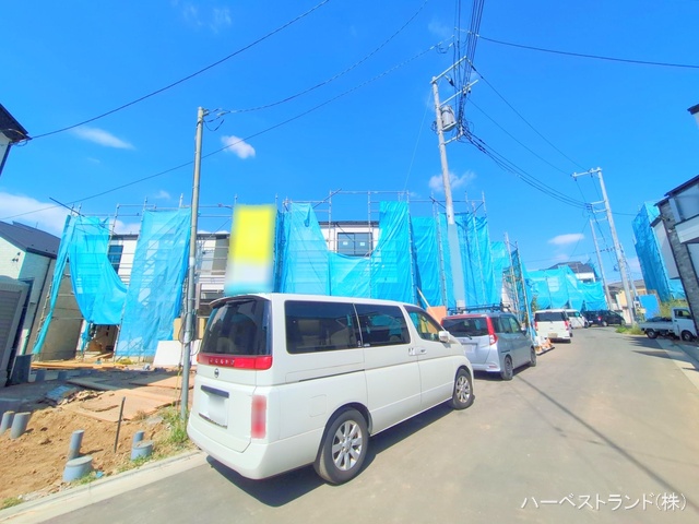 神奈川県横浜市鶴見区北寺尾７丁目の新築戸建て外構写真 2025年10月9日撮影