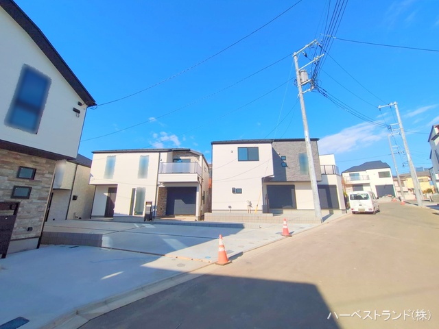 神奈川県横浜市鶴見区北寺尾７丁目の新築戸建て外構写真 2025年12月4日撮影