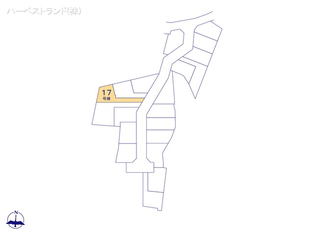 神奈川県横浜市鶴見区北寺尾７丁目の新築戸建て全体区画図 ※図面と異なる場合は現況を優先