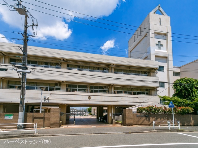 神奈川県横浜市神奈川区白幡東町の新築戸建て周辺 横浜市立浦島丘中学校 距離180m