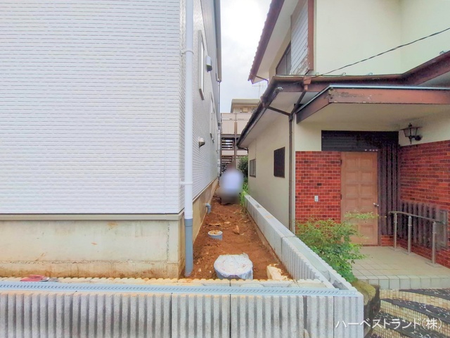 神奈川県座間市緑ケ丘6丁目の新築戸建て外構写真 2025年10月22日撮影