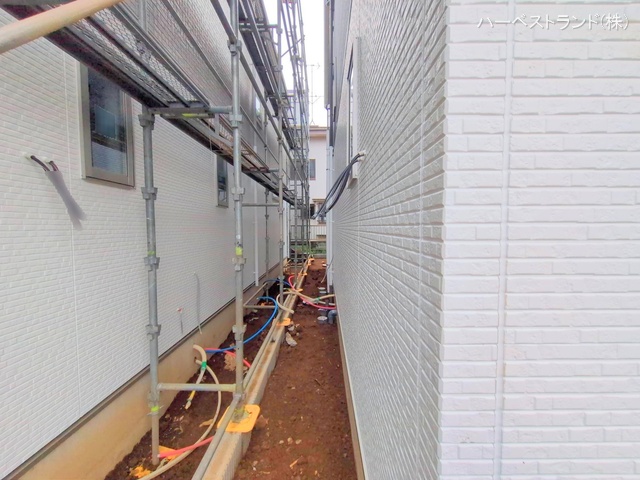 神奈川県座間市緑ケ丘6丁目の新築戸建て外構写真 2025年10月22日撮影