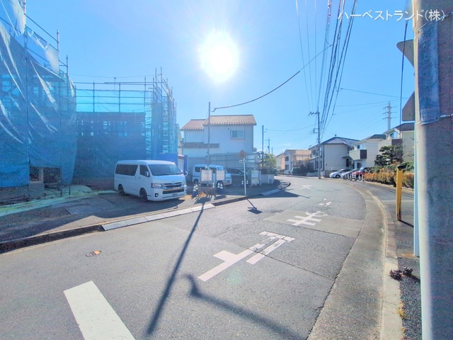神奈川県川崎市麻生区虹ケ丘１丁目の新築戸建て上棟写真 2025年12月16日撮影