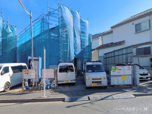 神奈川県川崎市麻生区虹ケ丘１丁目の新築戸建てシート写真 2026年1月21日撮影