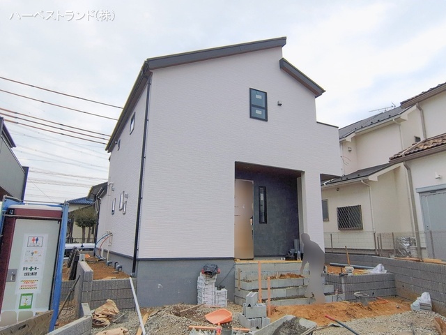 神奈川県川崎市麻生区虹ケ丘１丁目の新築戸建て外構写真 2026年2月15日撮影