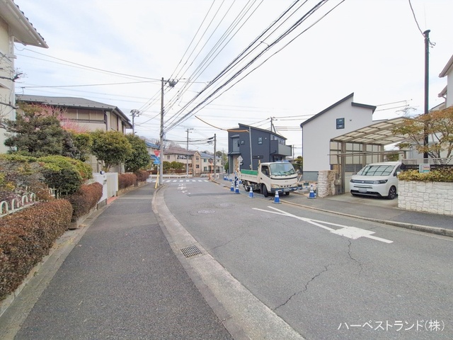 神奈川県川崎市麻生区虹ケ丘１丁目の新築戸建て外構写真 2026年2月15日撮影
