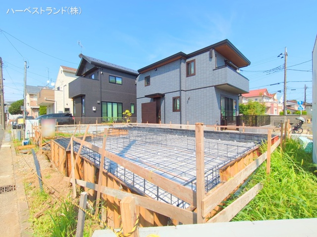 神奈川県横浜市瀬谷区橋戸３丁目の新築戸建て基礎写真 2025年8月26日撮影
