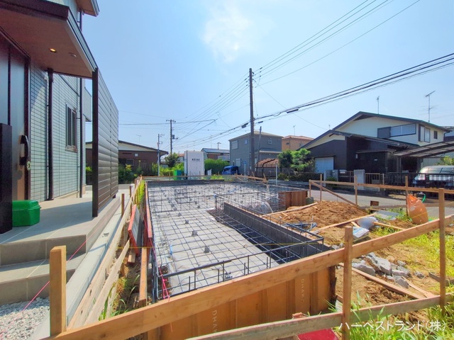 神奈川県横浜市瀬谷区橋戸3丁目の新築戸建て基礎写真 2025年8月26日撮影