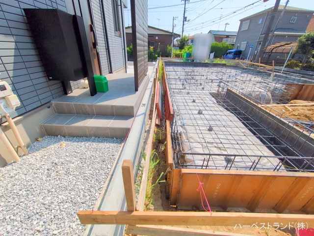 神奈川県横浜市瀬谷区橋戸3丁目の新築戸建て基礎写真 2025年8月26日撮影
