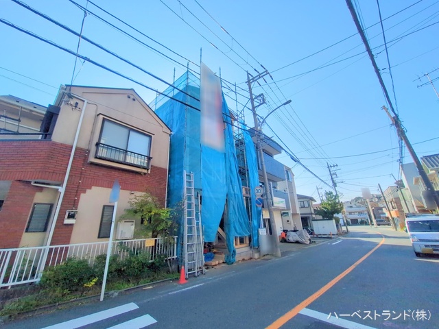神奈川県横浜市鶴見区東寺尾２丁目の新築戸建て上棟写真 2025年10月29日撮影