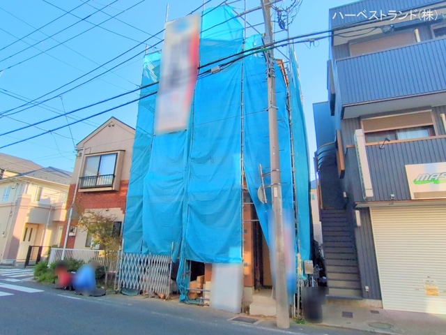 神奈川県横浜市鶴見区東寺尾２丁目の新築戸建て上棟写真 2025年11月30日撮影