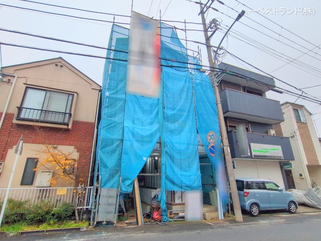 神奈川県横浜市鶴見区東寺尾２丁目の新築戸建てシート写真 2025年12月24日撮影