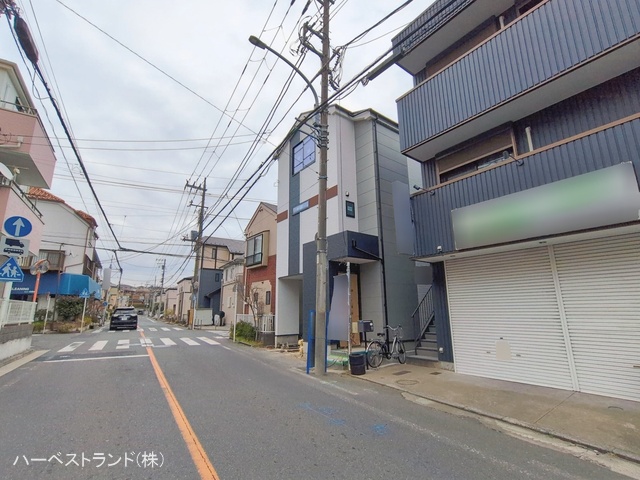 神奈川県横浜市鶴見区東寺尾２丁目の新築戸建て外構写真 2026年1月27日撮影