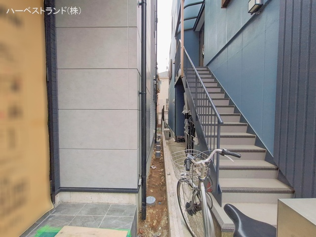 神奈川県横浜市鶴見区東寺尾2丁目の新築戸建て外構写真 2026年1月27日撮影