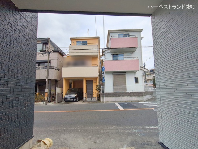 神奈川県横浜市鶴見区東寺尾2丁目の新築戸建て外構写真 2026年1月27日撮影