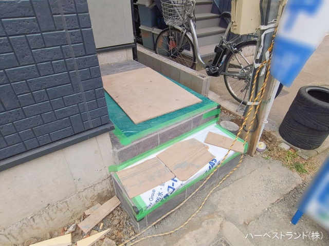 神奈川県横浜市鶴見区東寺尾2丁目の新築戸建て外構写真 2026年1月27日撮影