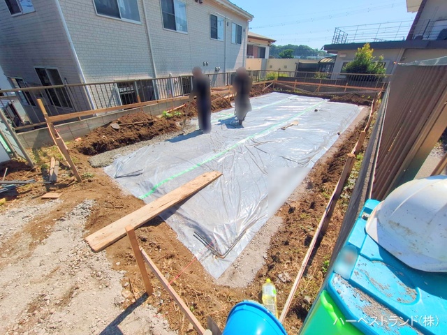神奈川県綾瀬市早川の新築戸建て基礎写真 2025年9月16日撮影