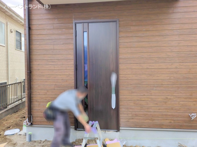 神奈川県綾瀬市早川の新築戸建て外構写真 2025年11月17日撮影