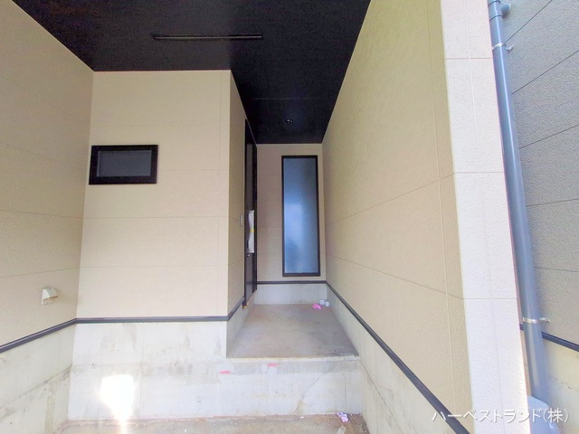 神奈川県横浜市神奈川区三ツ沢下町の新築戸建て外構写真 2025年11月3日撮影