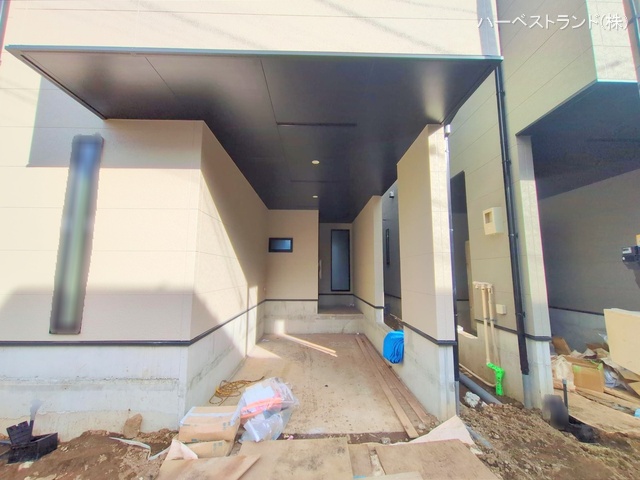 神奈川県横浜市神奈川区三ツ沢下町の新築戸建て外構写真 2025年11月3日撮影