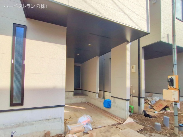 神奈川県横浜市神奈川区三ツ沢下町の新築戸建て外構写真 2025年11月3日撮影