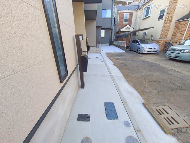 神奈川県横浜市神奈川区三ツ沢下町の新築戸建て完成写真 2026年1月29日撮影