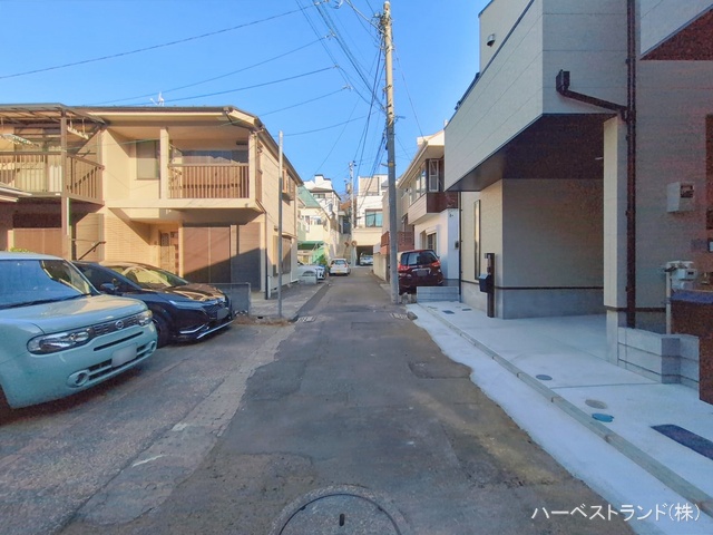 神奈川県横浜市神奈川区三ツ沢下町の新築戸建て完成写真 2026年1月29日撮影