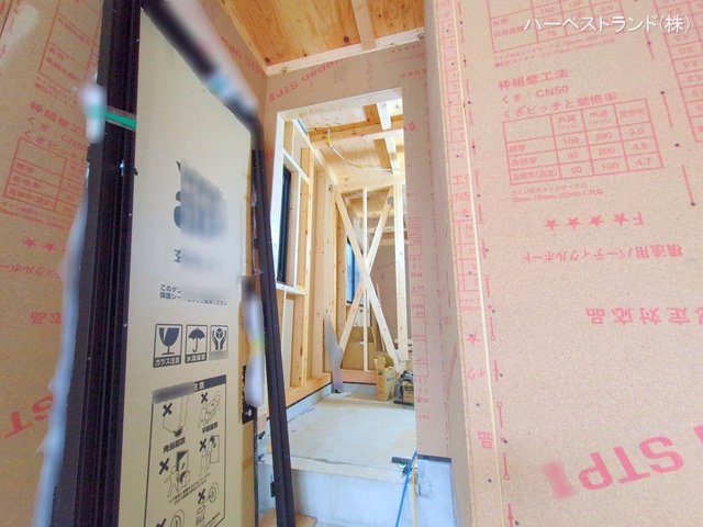 神奈川県横浜市神奈川区三ツ沢下町の新築戸建て上棟写真 2025年9月3日撮影