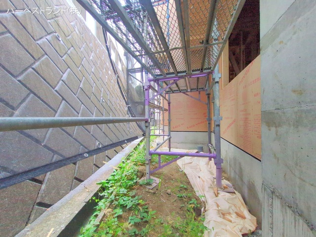 神奈川県横浜市神奈川区三ツ沢下町の新築戸建て上棟写真 2025年9月3日撮影