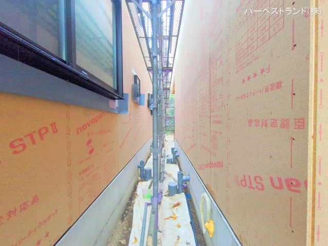 神奈川県横浜市神奈川区三ツ沢下町の新築戸建て上棟写真 2025年9月3日撮影