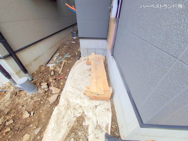 神奈川県横浜市神奈川区三ツ沢下町の新築戸建て外構写真 2025年11月3日撮影