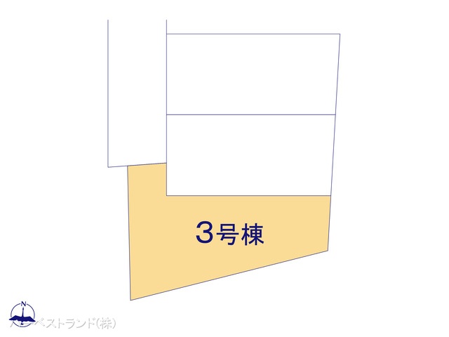 神奈川県横浜市神奈川区三ツ沢下町の新築戸建て全体区画図 ※図面と異なる場合は現況を優先