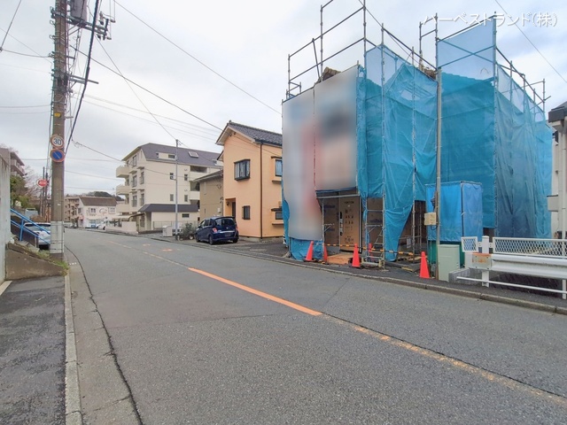 神奈川県横浜市緑区東本郷５丁目の新築戸建て上棟写真 2026年2月25日撮影