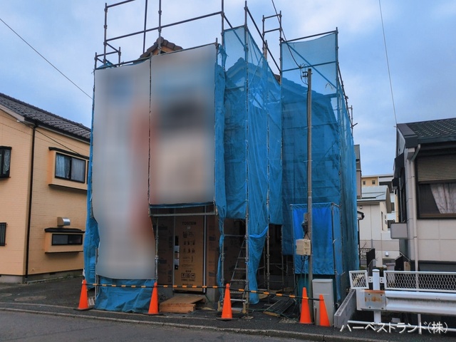 神奈川県横浜市緑区東本郷５丁目の新築戸建て上棟写真 2026年3月15日撮影