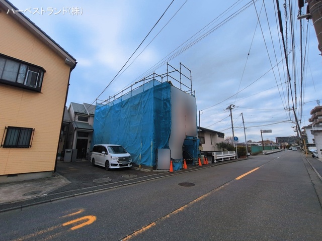 神奈川県横浜市緑区東本郷５丁目の新築戸建て上棟写真 2026年3月15日撮影